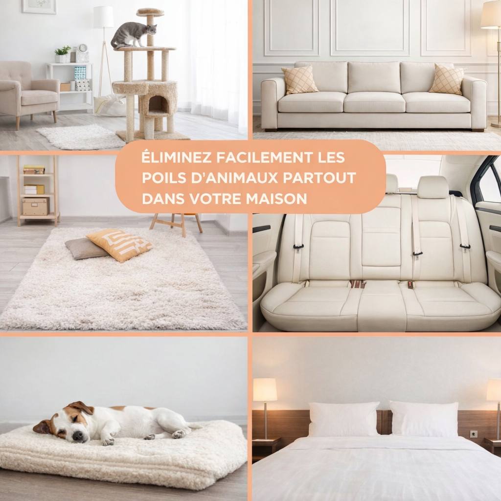 Rouleau Anti-Poils Réutilisable